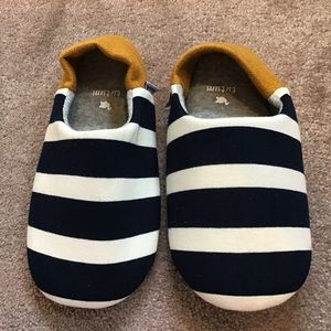 NWOT-tutum striped slipper